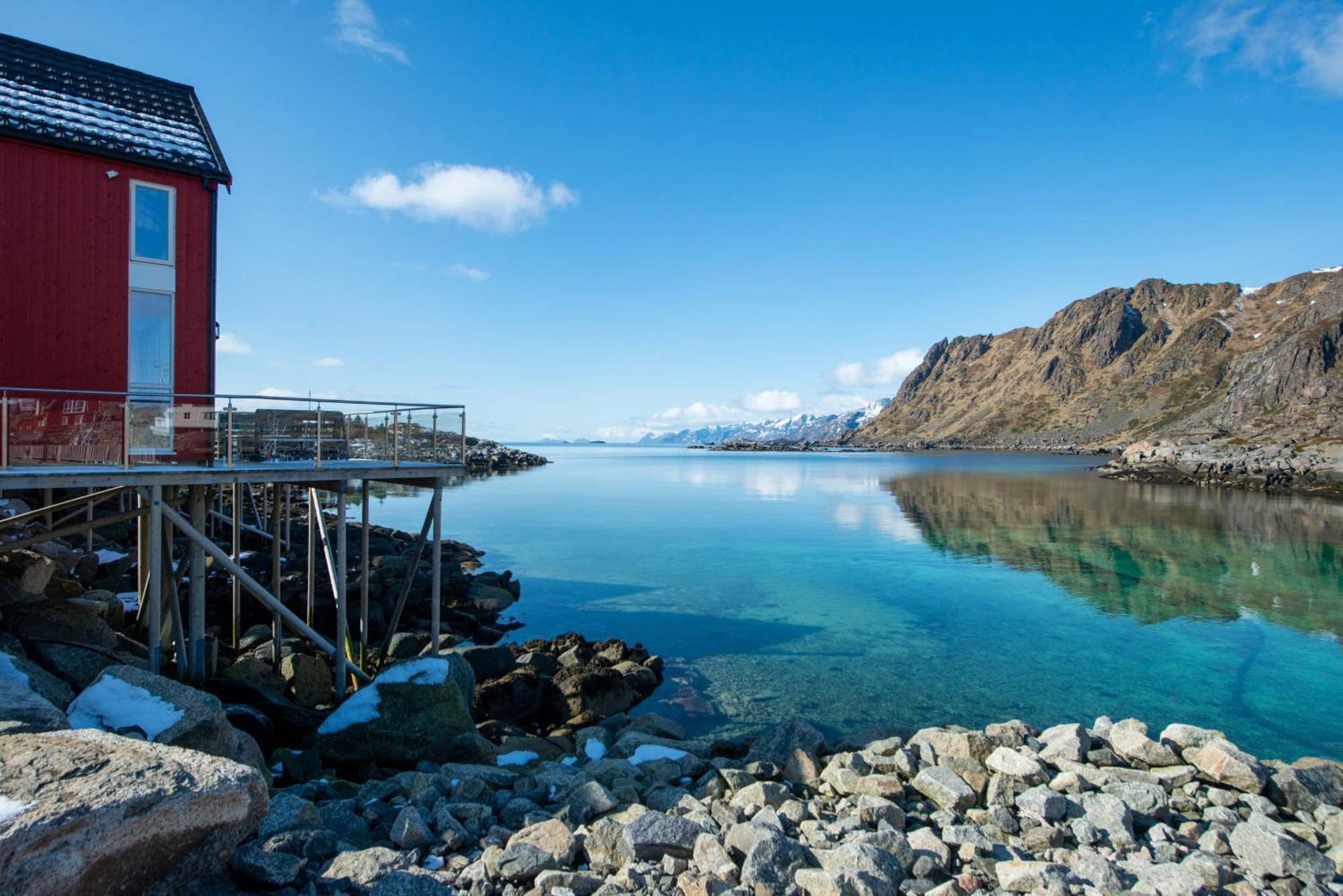 Lofoten Waterfront Luxury Lodge バルスタ エクステリア 写真